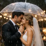 15 Rainy Wedding Photo Ideas That Feel Romantic