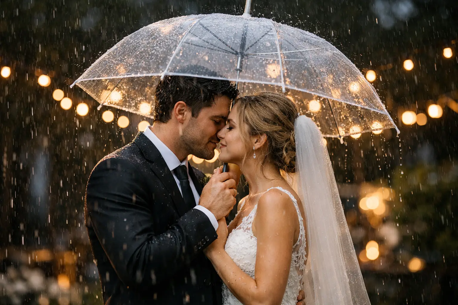 15 Rainy Wedding Photo Ideas That Feel Romantic