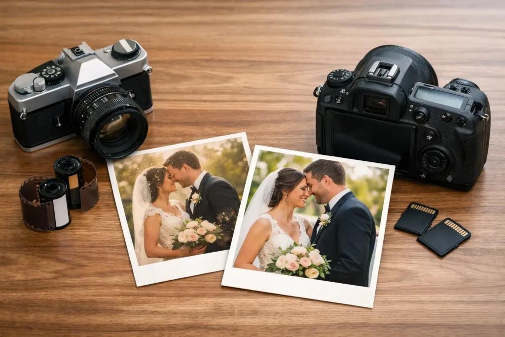Film vs Digital Wedding Photography: What Fits?
