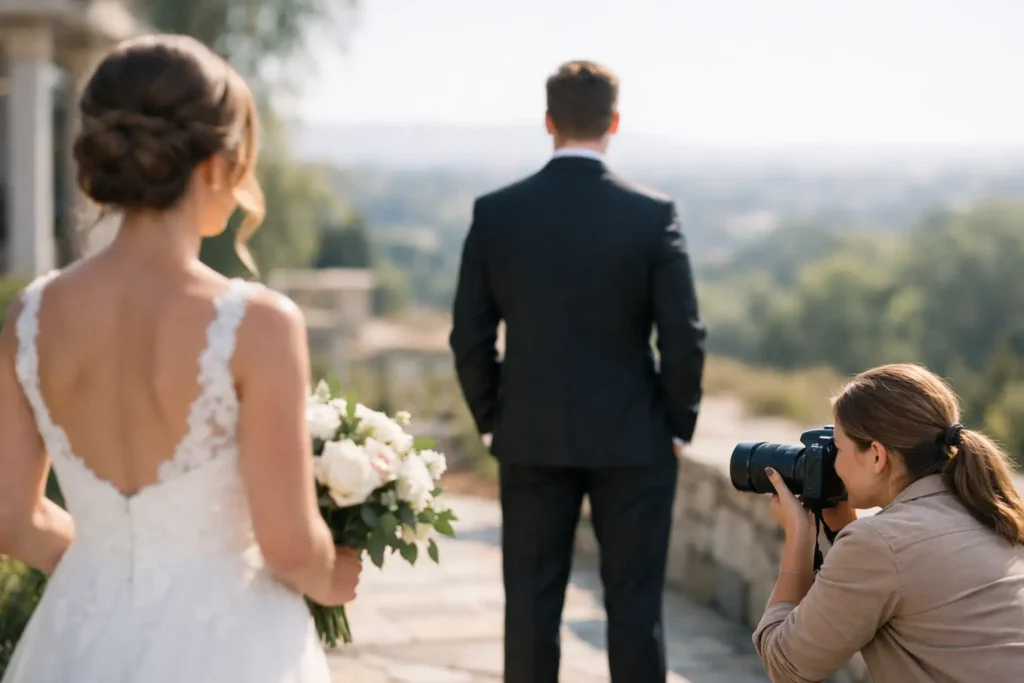 How to Plan First Look Photos Without Rushing